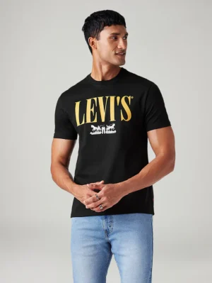 men's logo printed slim fit t shirt