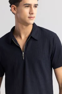 pinnacle navy polo t shirt