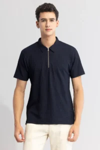 pinnacle navy polo t shirt