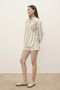 petula embroidered beige shirt